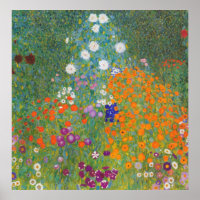 Flower Garden by Gustav Klimt