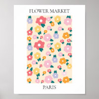Flower Market Editable Paris