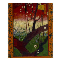 Flower Plum Tree Vincent Van Gogh Glossy