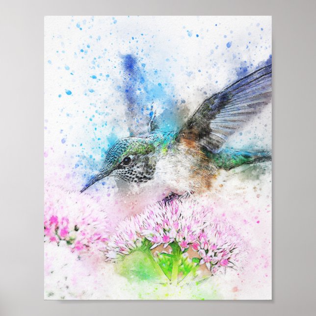 Poster Flowers de Bird (Devant)