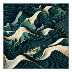 Poster Flowing harmony