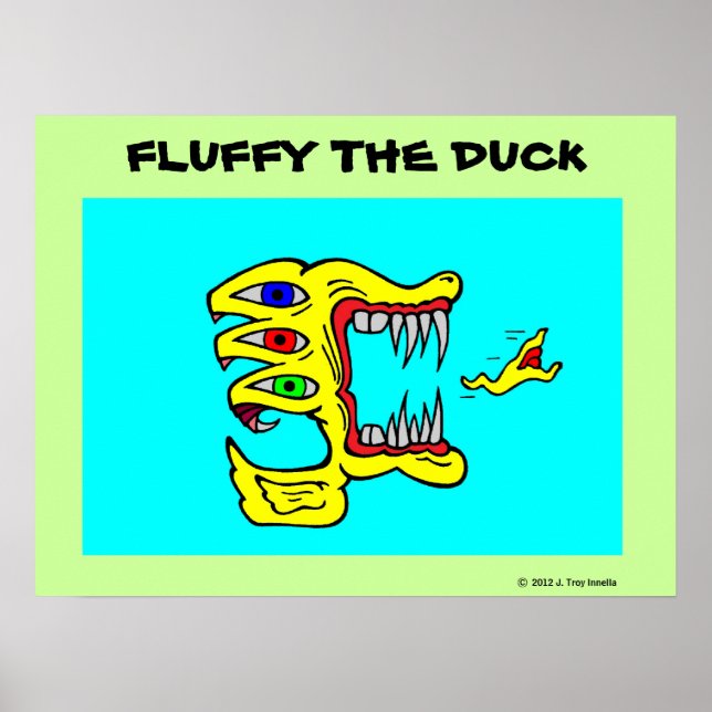 Poster Fluffy the Duck (Devant)