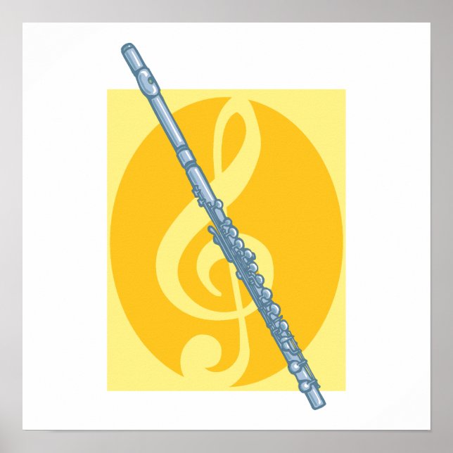 Poster Flûte (Devant)