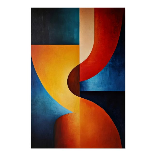 Poster Flux chromatique (Devant)