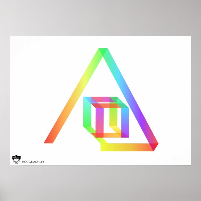 Poster Flux de couleurs (Devant)