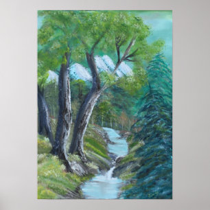 Poster Flux de montagne