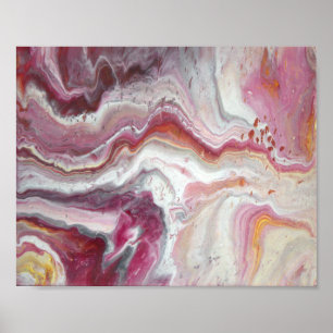 Poster Flux de Quartz Rose
