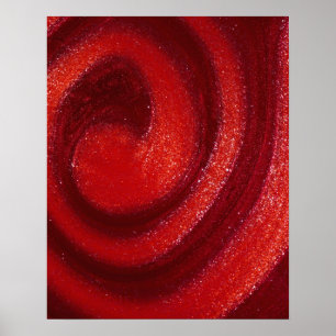 Poster Flux de vernis à ongles