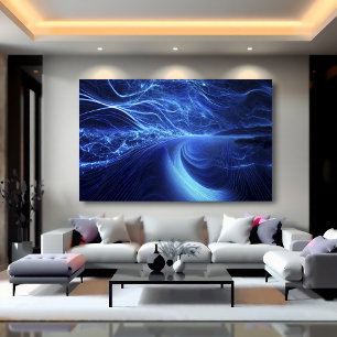 Poster Flux d'énergie bleue