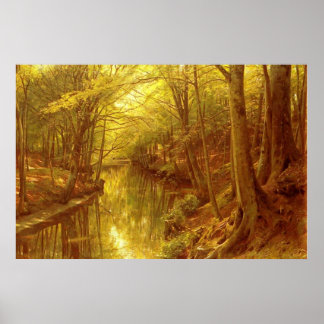 Poster Flux forestier