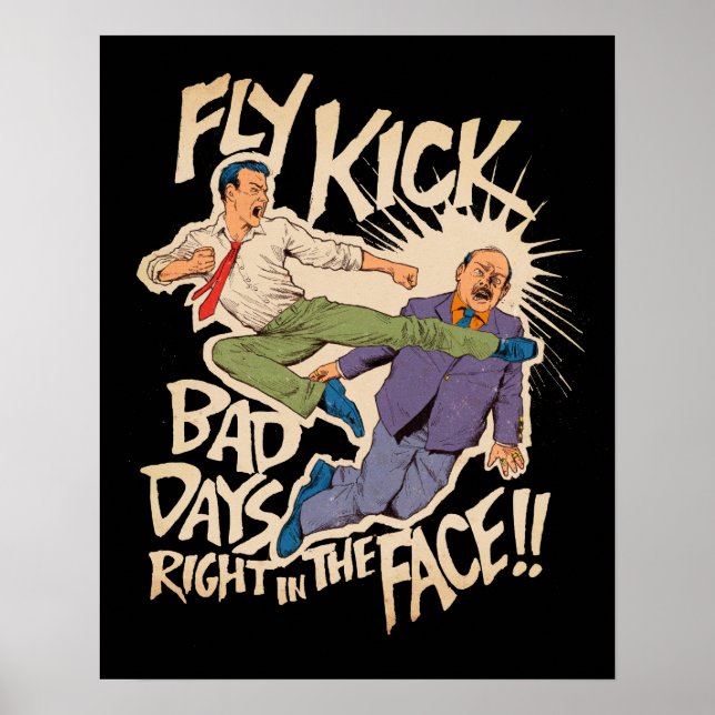 Poster Fly Kick (Devant)