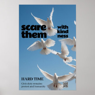 Poster fly toward the light