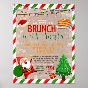 Poster Flyer de collecte de fonds pour brunch éditable av