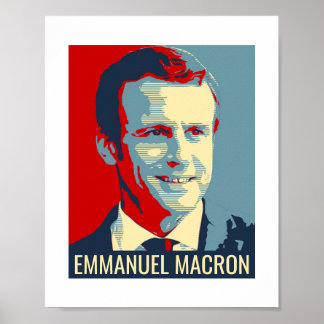 Poster-Flyer Emmanuel Macron Poster