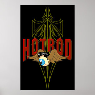 Poster Flying Eyeball