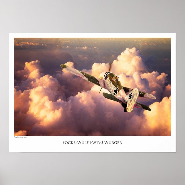 Poster Focke-Wulf Fw 190 (Devant)