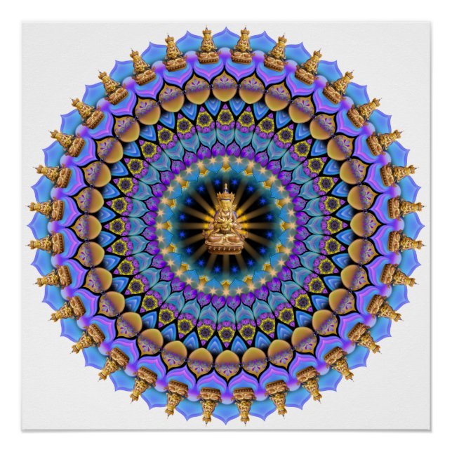 Poster Focus quotidien 11.23.17 Bouddha Mandala (Devant)