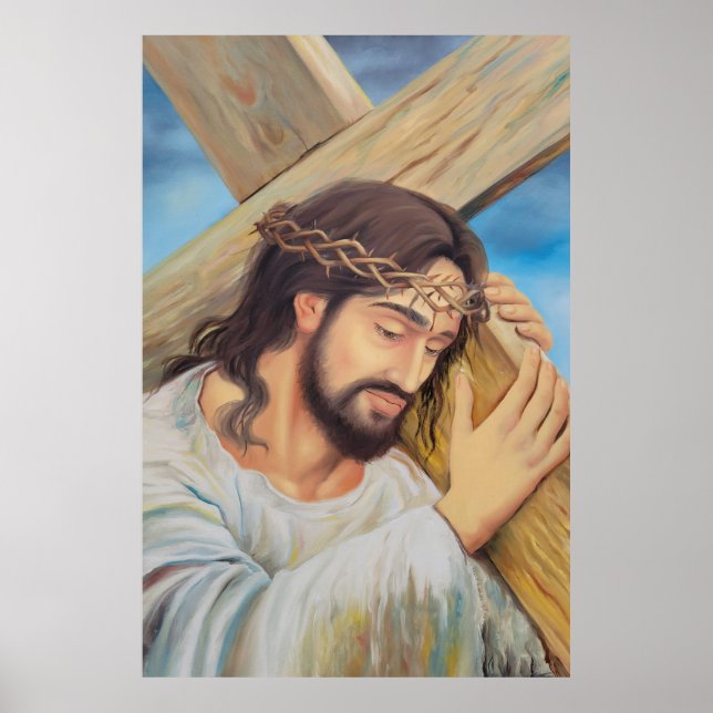 Poster Foi chrétienne Jésus Christ (Devant)