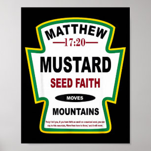 Poster Foi de la graine de moutarde Matthieu 17_20 Condim