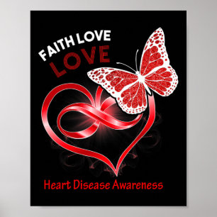 Poster Foi du coeur Espérance Amour Maladie du coeur Sens