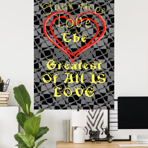 Poster Foi, Espoir et Amour