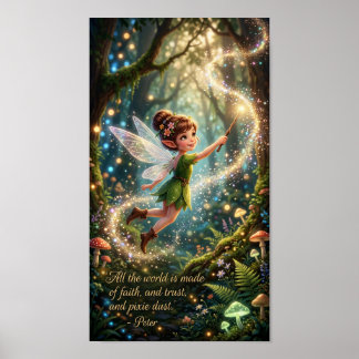 Poster Foi et confiance et poussière de Pixie - 7,68" x 1