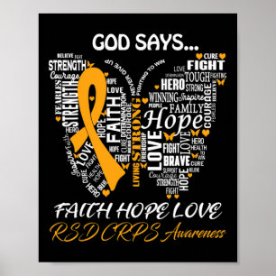 Poster Foi Papillon Espoir Amour Rsd Crps Cadeaux de sens