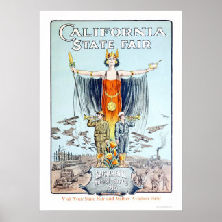 Poster Foire d'État de Californie 1918