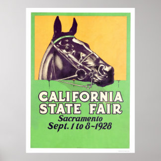 Poster Foire d'État de Californie 1928