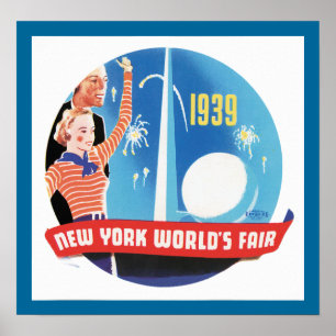 Poster Foire mondiale de New York 1939