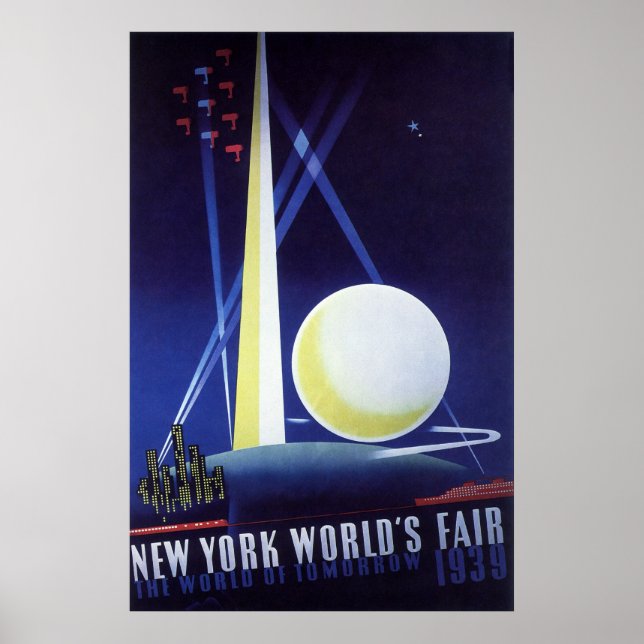 Poster Foire mondiale de New York 1939 (Devant)