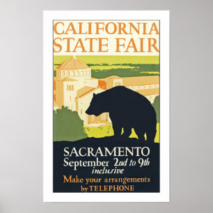 Poster Foire nationale de Californie
