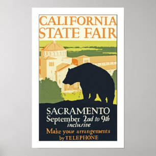 Poster Foire nationale de Californie