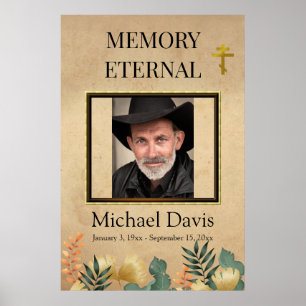 Poster Folithe d'automne Orthodoxe Christian Funeral