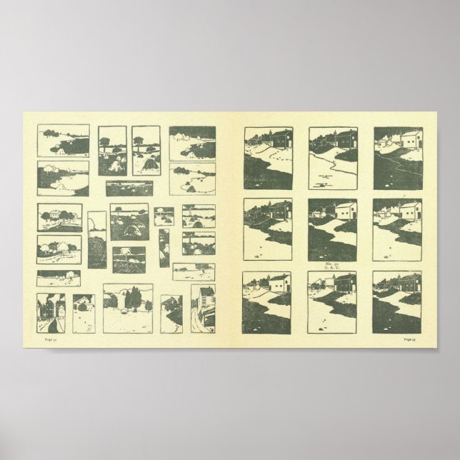 Poster Foncé et lumière (Devant)