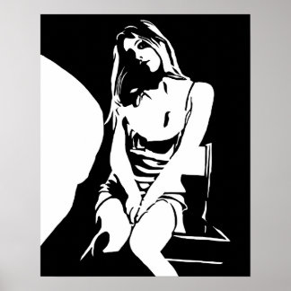 Poster Foncé et lumière 18