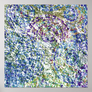 Poster Fond abstrait coloré cool, moderne et tendance