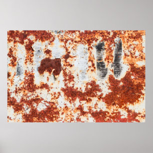 Poster fond de texture de rouille grunge abstraite