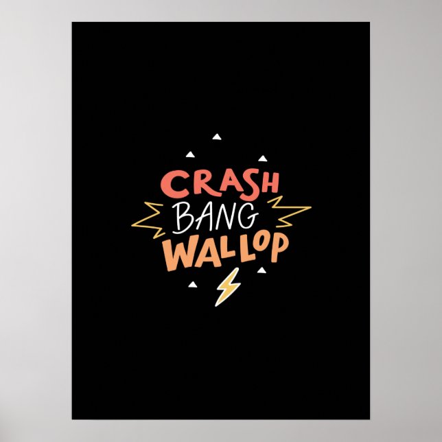 Poster fond d'écran crash bang (Devant)