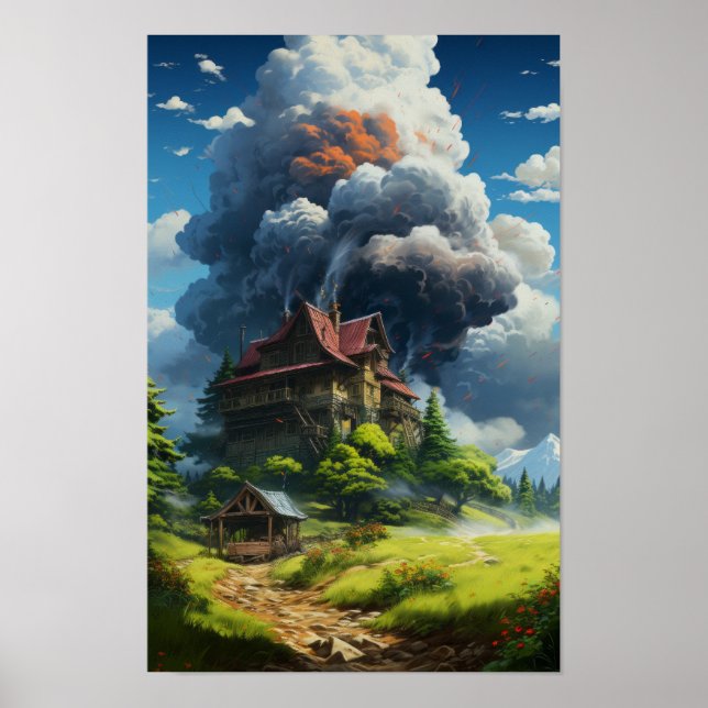 Poster Fond d'écran de Howl's Moving Castle - 4K Realist  (Devant)