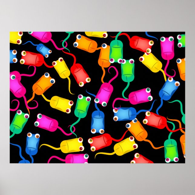 Poster Fond d'écran de la souris d'ordinateur (Devant)