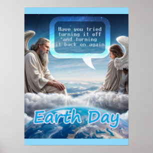Poster fond d'écran de téléphone pour le Jour de la Terre