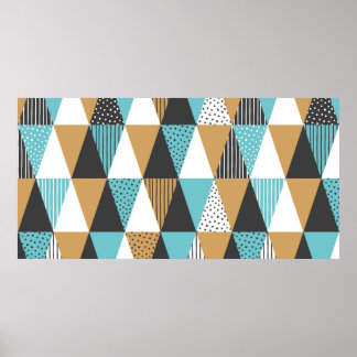 Poster Fond géométrique. Illustration abstraite de style 