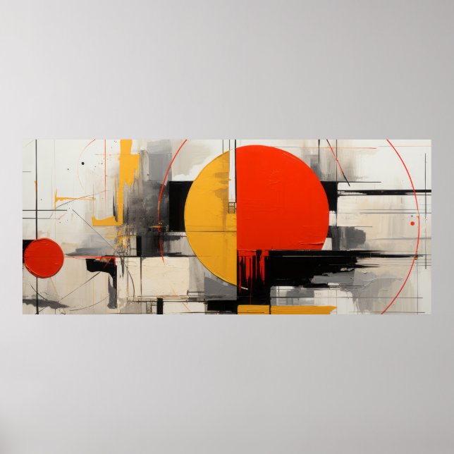 Poster Fond grunge abstrait (Devant)