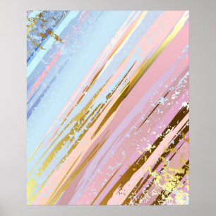 Poster Fond rose texturé