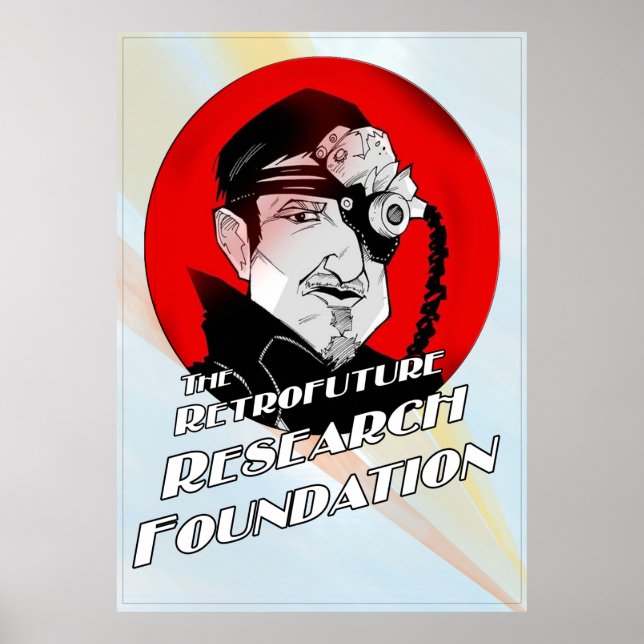 Poster Fondation de recherche Retrofuture (Devant)