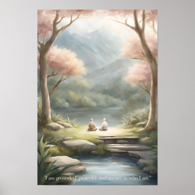 Poster Fondée sur la sérénité (Devant)