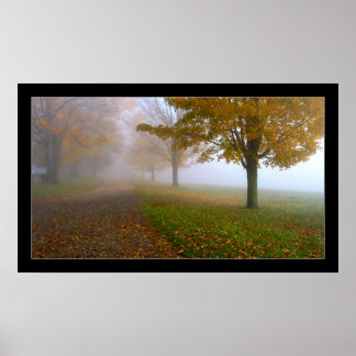 Poster Fondu en blanc