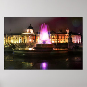 Poster Fontaine Carré Trafalgar