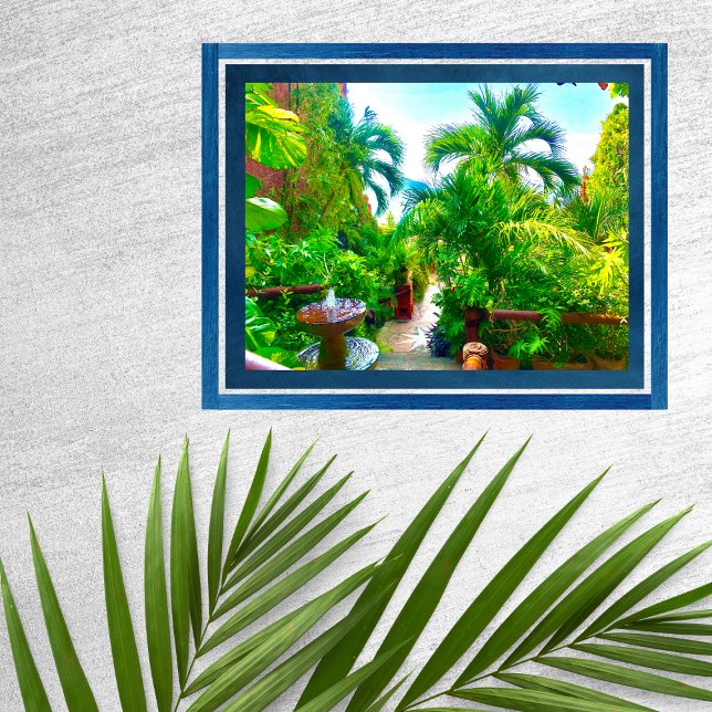 Poster Fontaine Dans Les Tropiques (Créateur téléchargé)